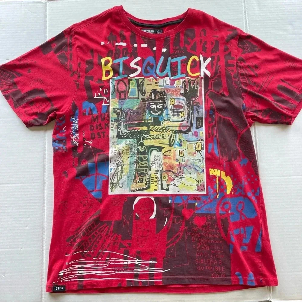 Contender Biquick Men Red Shirt Size 3XL